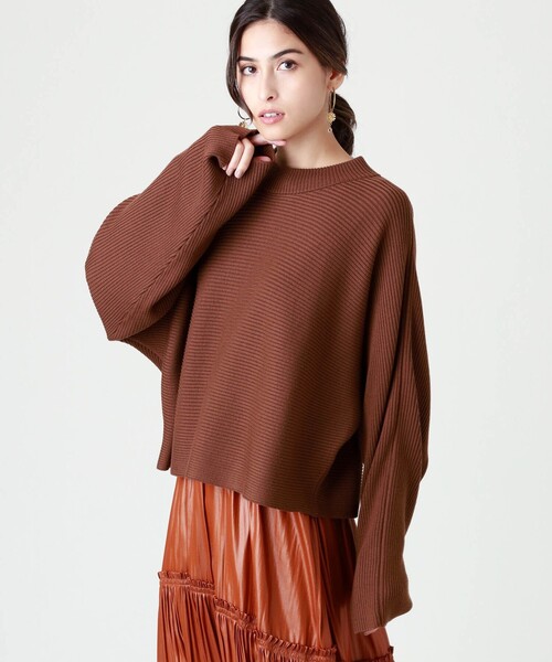 「EPOCA」 長袖ニット 40 ネイビー レディース_画像2