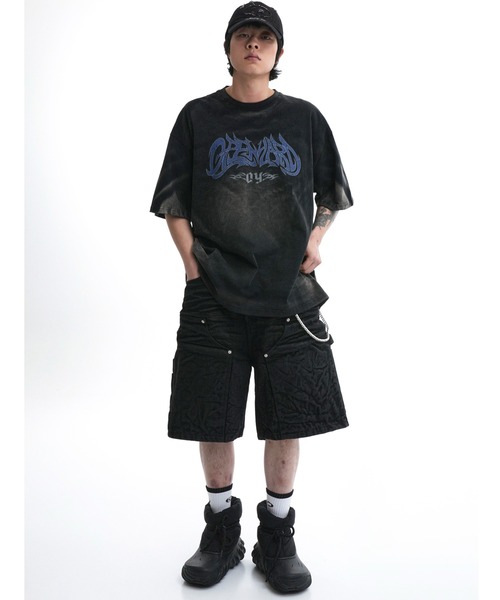 「OY」 半袖Tシャツ L ブラック メンズの画像