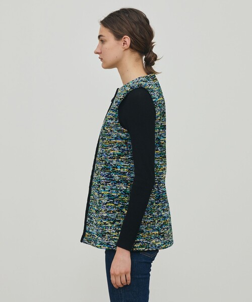 DES PRES（デプレ） ベスト ジレ モザイクモール クルーネックジレ