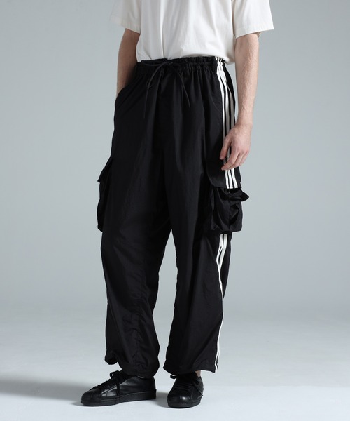 カーゴパンツ Y-3 NYLON WIRED 3 STRIPES CARGO PANTS メンズ レディースの画像