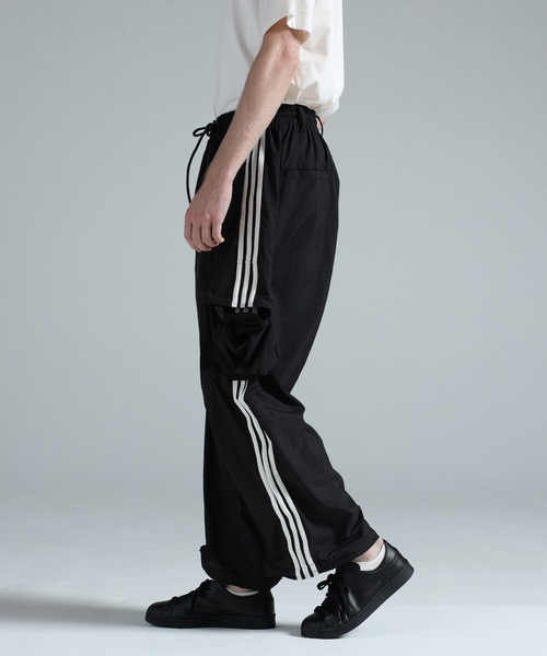 M*C様 ワイスリー STRIPES NYLON PANTS Mサイズ Y-3 カーゴパンツ NYLON WIRED 3 STRIPES CARGO PANTS メンズ