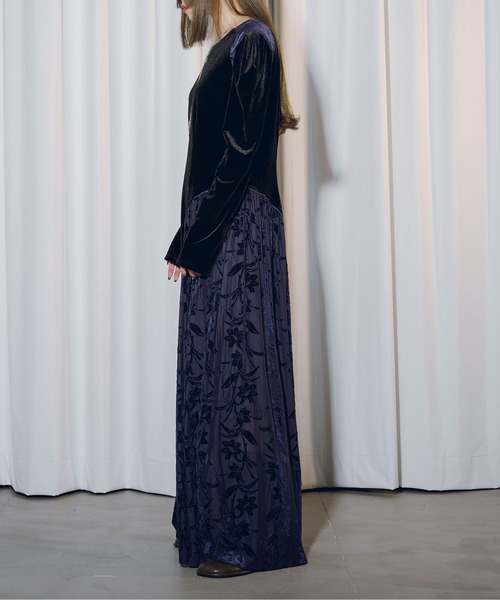 Ezick 長袖ワンピース FREE ボルドー レディース : ZOZOTOWN Yahoo!店