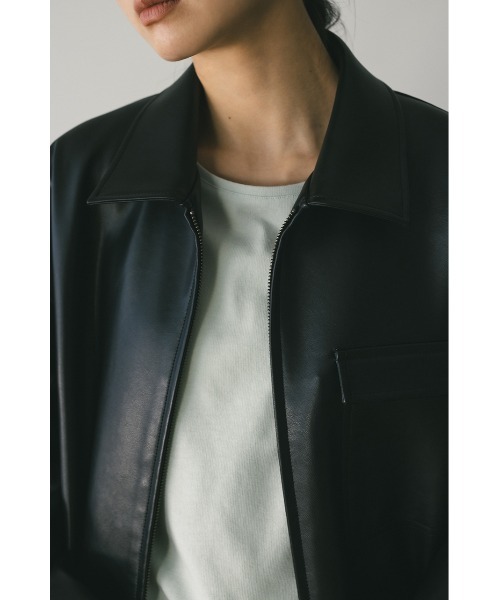 STYLE MIXER フェイクレザージャケット STYLEMIXER | フェイクレザージャケット (ジャケット ) |SHEL'TTER