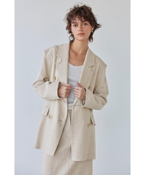 ALEXIA STAM Jacket アイボリー（新品） ALEXIA STAM（アリシアスタン） テーラードジャケット M ベージュ