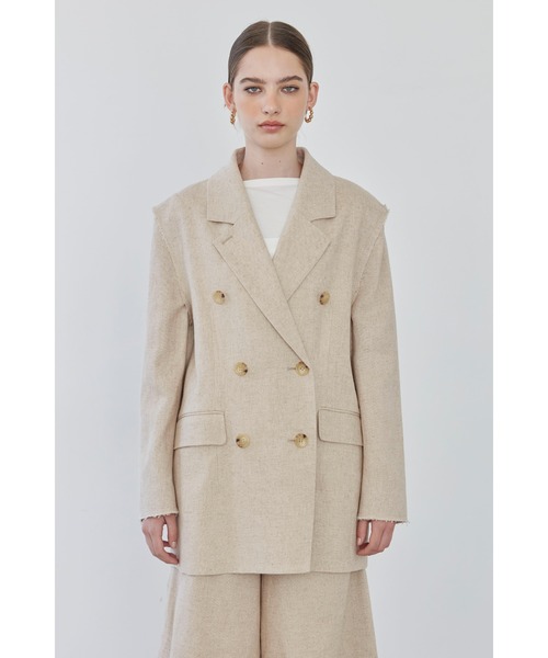 ALEXIA STAM（アリシアスタン） テーラードジャケット M ベージュ