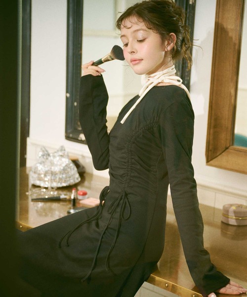 Lepus Fae 長袖ワンピース 1 ラベンダー レディース : ZOZOTOWN Yahoo