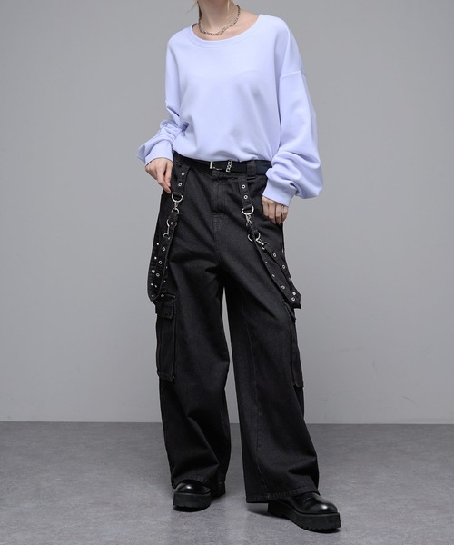 「Loose/ルース」 デニムパンツ S グレー メンズ_画像4