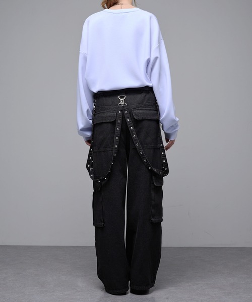 「Loose/ルース」 デニムパンツ S グレー メンズ_画像5