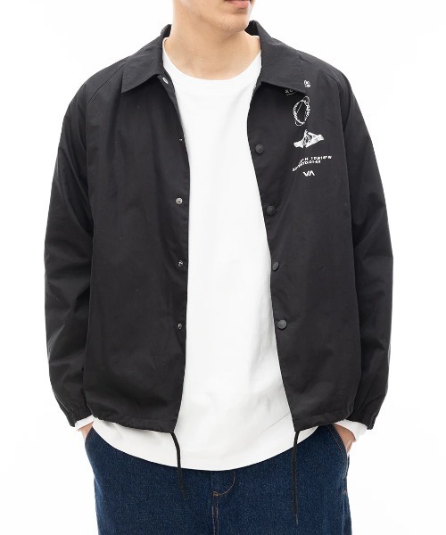 「RVCA」 ジャケット SMALL ブラック メンズ_画像3