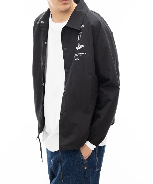 「RVCA」 ジャケット SMALL ブラック メンズ_画像4