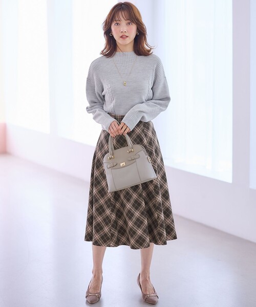 「ANY SIS」 長袖ニット 2 ブルー レディース_画像7