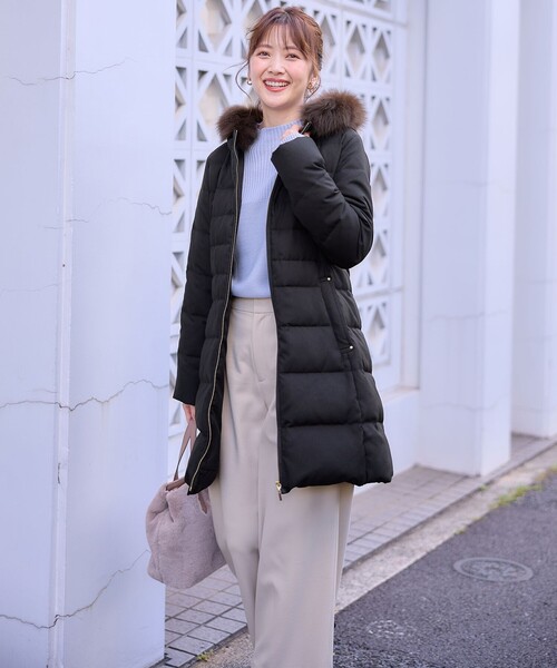 「ANY SIS」 長袖ニット 2 ブルー レディース_画像9