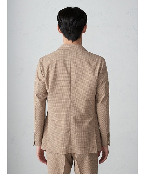 「Perfect Suit FActory」 「TRANS CONTINENTS」テーラードジャケット 3L カーキ メンズ_画像6