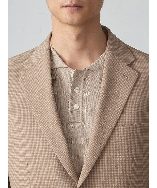 「Perfect Suit FActory」 「TRANS CONTINENTS」テーラードジャケット 3L カーキ メンズ_画像8