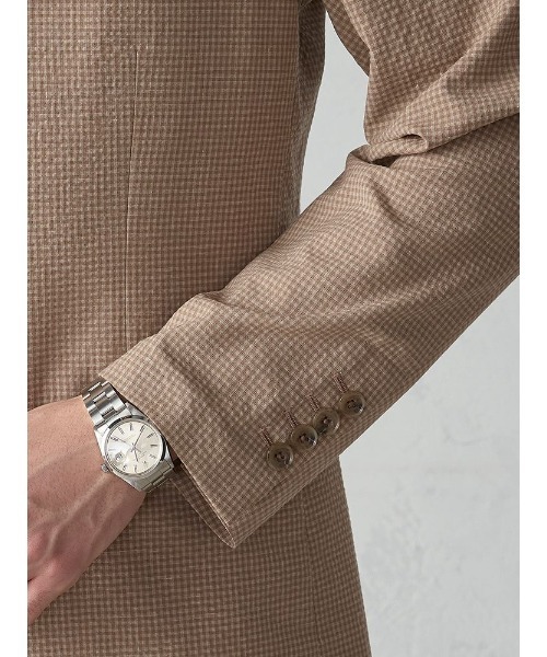 「Perfect Suit FActory」 「TRANS CONTINENTS」テーラードジャケット 3L カーキ メンズ_画像9