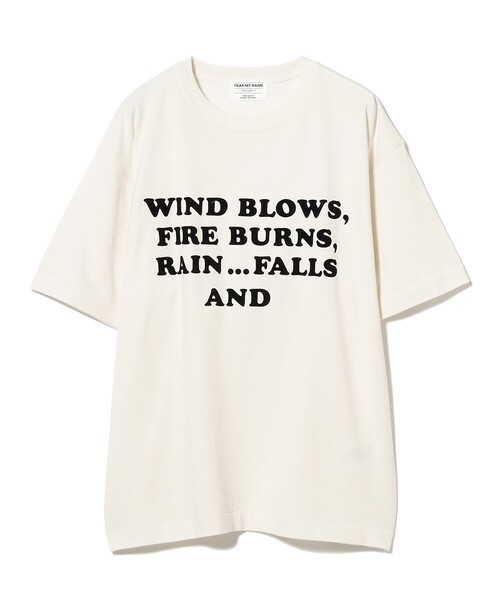 maturely tシャツ 半袖 「別注」HEAR MY NAME × maturely / メモラブル