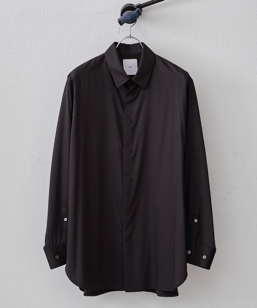 「Lui's」 長袖シャツ M ブラック メンズ_画像5