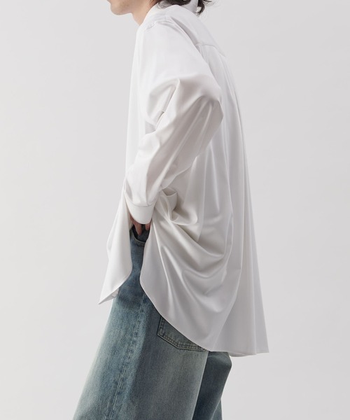 「Lui's」 長袖シャツ M ブラック メンズ_画像6