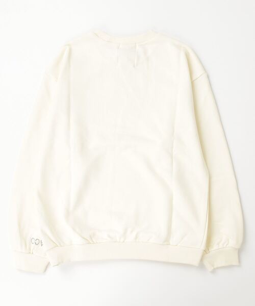 「CAROLINA GLASER」 スウェットカットソー LARGE アイボリー レディース_画像2