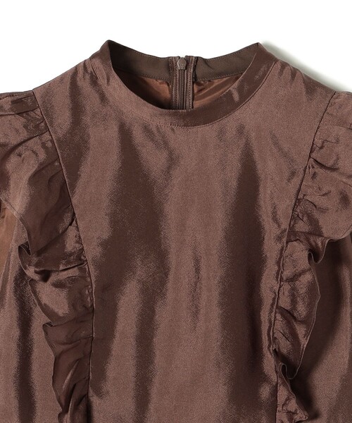「kaene」 ノースリーブワンピース ONE SIZE ブラック レディース_画像9