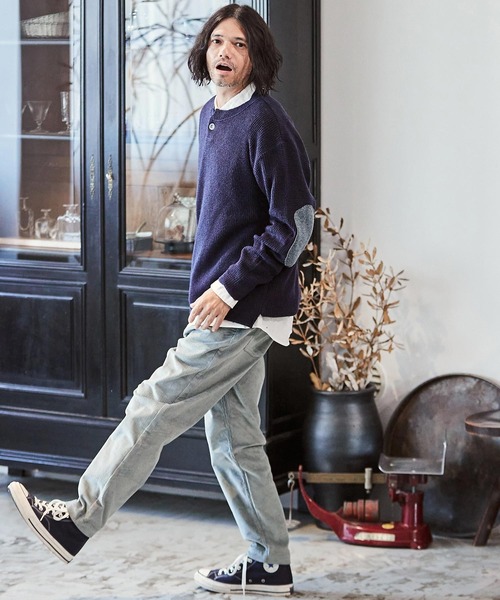 「CAMBIO」 コーデュロイパンツ L ブラック メンズ_画像5