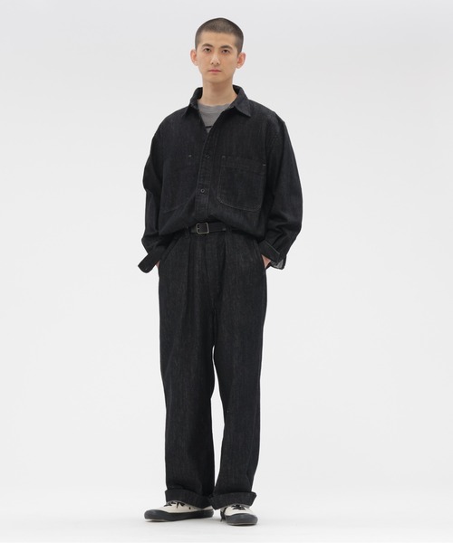 MHL.（エムエイチエル） tシャツ BELGIAN LINEN COTTON JERSEY メンズ