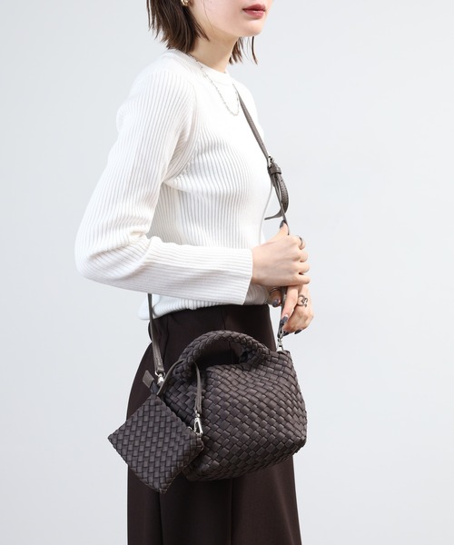 QUAY ハンドバッグ メッシュ ミニバッグ 2way ネオプレーン : ZOZOTOWN