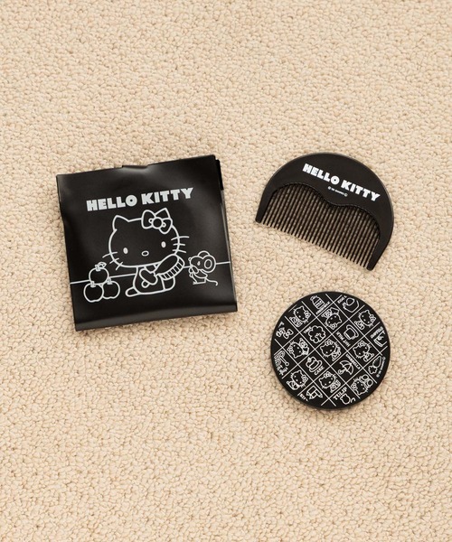 Me%（ミィパーセント） コンパクトミラー 「HELLO KITTY」ミラーコーム