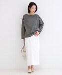 スカート ストレッチタイトスカート「洗濯機OK」の詳細画像2