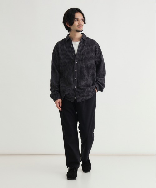 BACK NUMBER シャツ BACK NUMBER(バックナンバー)サッカーチェック長袖