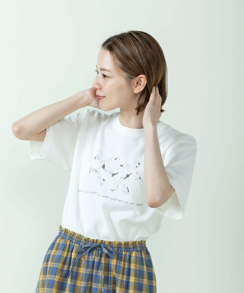 tシャツ 「WEB限定」A lot of beagles T-shirt レディースの画像