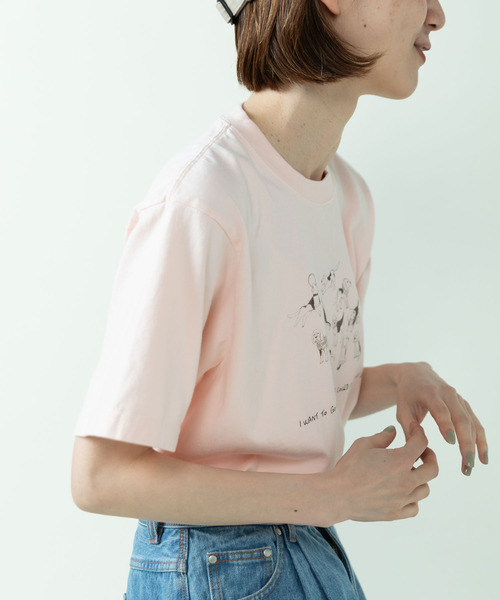 tシャツ 「WEB限定」A lot of beagles T-shirt レディースの画像