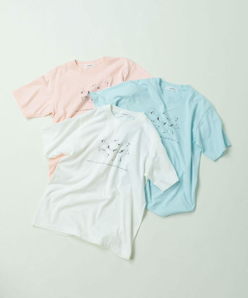 tシャツ 「WEB限定」A lot of beagles T-shirt レディースの画像