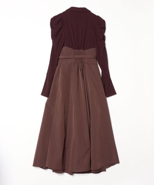 「dazzlin」 コンビワンピース X-SMALL レッド レディースの画像