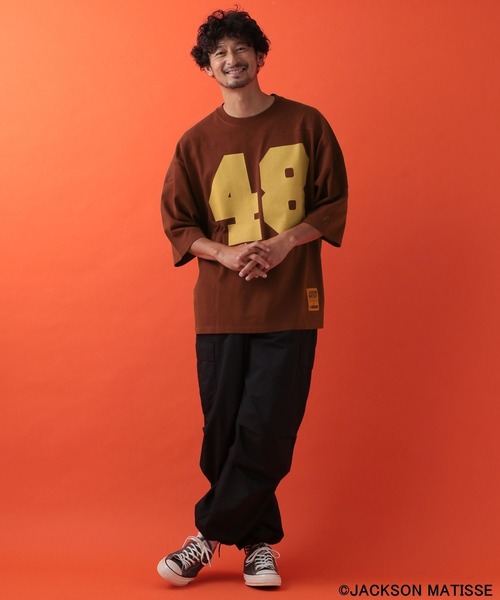 「JACKSON MATISSE」 半袖Tシャツ FREE ネイビー メンズ_画像4