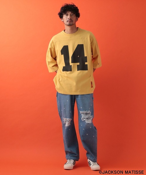 「JACKSON MATISSE」 半袖Tシャツ FREE ネイビー メンズ_画像5