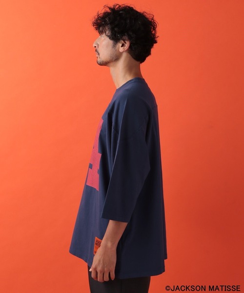 「JACKSON MATISSE」 半袖Tシャツ FREE ネイビー メンズ_画像8