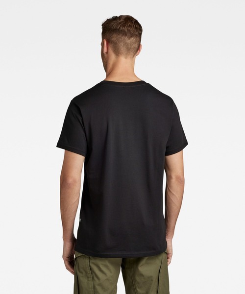 「G-STAR」 半袖Tシャツ X-LARGE ダークブラック メンズ_画像4