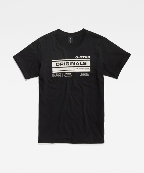 「G-STAR」 半袖Tシャツ X-LARGE ダークブラック メンズ_画像5