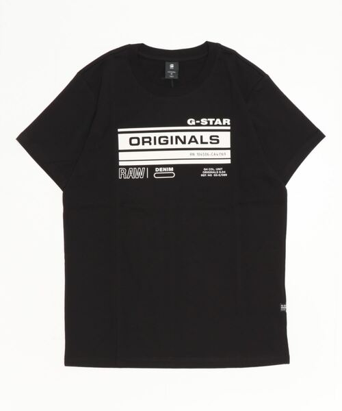 「G-STAR」 半袖Tシャツ X-LARGE ダークブラック メンズ_画像8