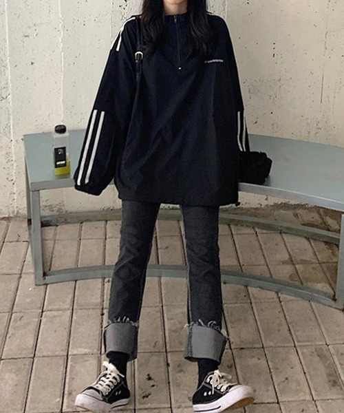 「c.u.l」 長袖カットソー M ブラック レディース_画像3