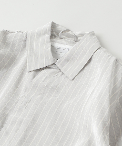 CAMIEL FORTGENS（カミエル フォートヘンス） シャツ BIG SHIRT VELCRO