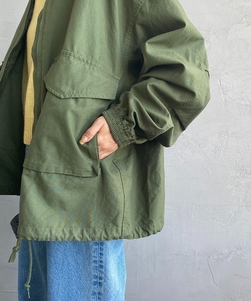 「JEANS FACTORY Clothes」 ブルゾン M オリーブ レディース_画像6