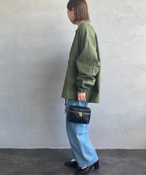 「JEANS FACTORY Clothes」 ブルゾン M オリーブ レディース_画像9