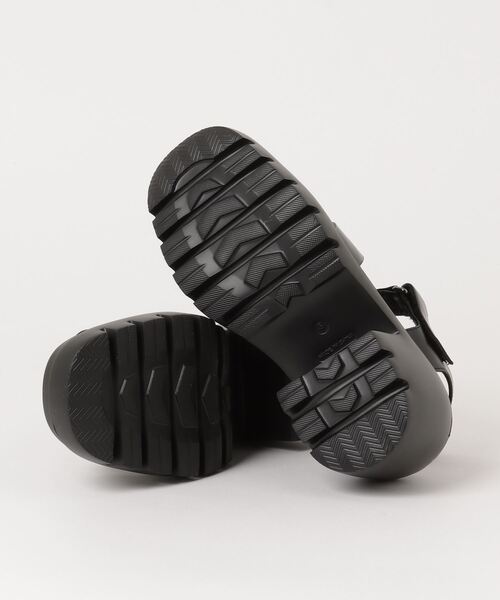 「ABC-MART」 ヒールサンダル MEDIUM ブラック レディース_画像3
