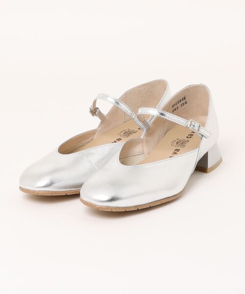 「cava cava」 パンプス 23cm シルバー レディース_画像5