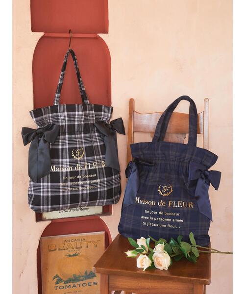 「Maison de FLEUR」 トートバッグ FREE ブラック レディース_画像2