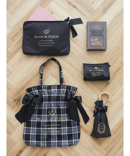 「Maison de FLEUR」 トートバッグ FREE ブラック レディース_画像3