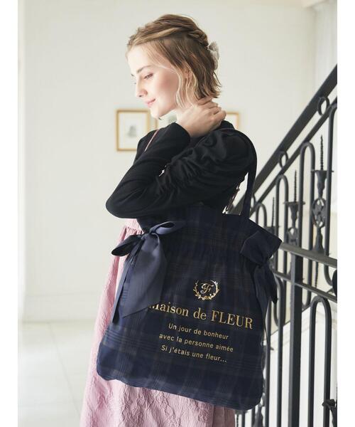 「Maison de FLEUR」 トートバッグ FREE ブラック レディース_画像4