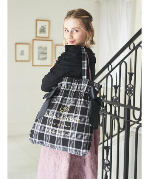 「Maison de FLEUR」 トートバッグ FREE ブラック レディース_画像5